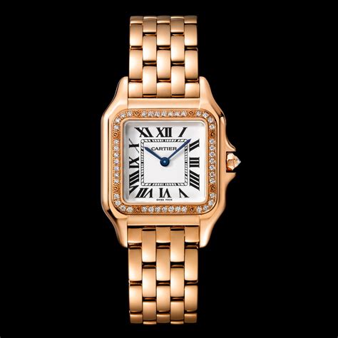 cartier women's rose gold watches|cartier rose gold watch price.